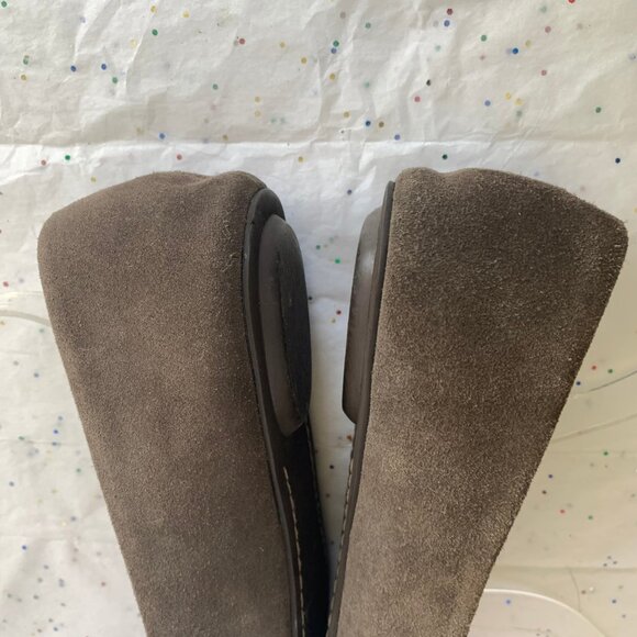 Pilcro and the Letterpress Brown Suede Beetle Bee Insect Ballet Flats - Size 9 - Picture 11 of 12